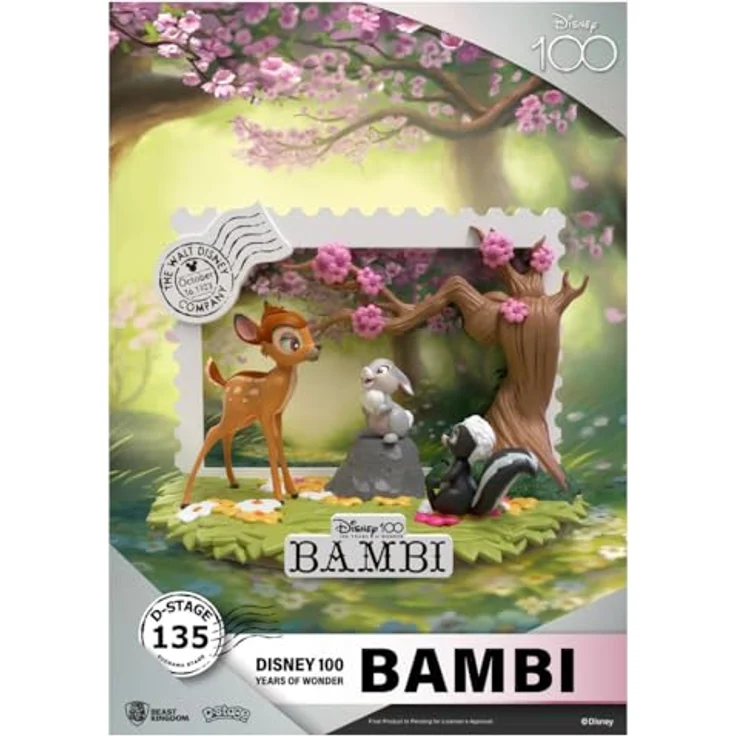 Disney 100th Anniversary D-Stage PVC Diorama Bambi 12 cm – Bild 1