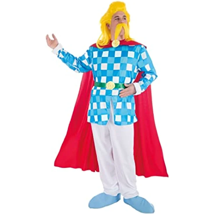 Chaks cs964196/XL Troubadix Gallier Kostüm, 6 Teile, Größe XL, 100% Polyester, Handwäsche – Bild 1
