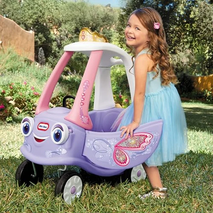 Little Tikes Cozy Coupe, Rutschauto im Feen-Design für fantasievolles Spielvergnügen – Bild 6