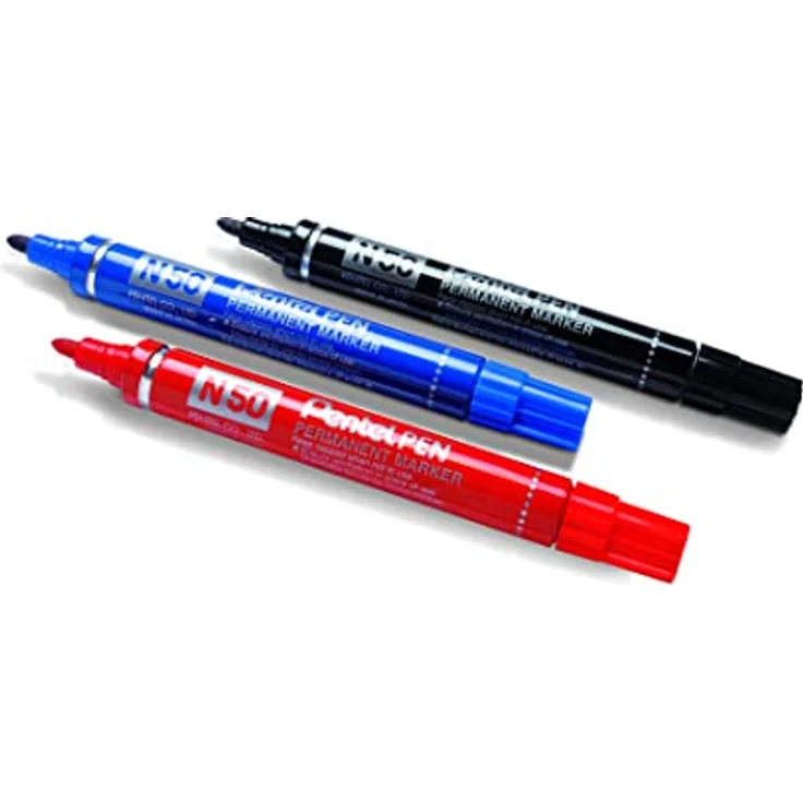 PENTEL Permanentmarker, Wisch- und wasserfest, Rundspitze, Strichstärke 4,3 mm – Bild 10
