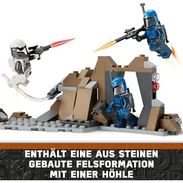 LEGO® Konstruktionsspielsteine Hinterhalt auf Mandalore™ Battle Pack (75373), LEGO Star Wars™, (109 St), Made in Europe – Bild 3