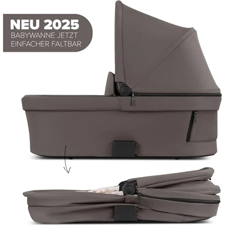 ABC Design Salsa 5 Air Teddy, 3in1 Kinderwagen mit Babywanne, Sportsitz und Babyschale, inklusive Zubehör, geeignet von Geburt bis 4 Jahre – Bild 4