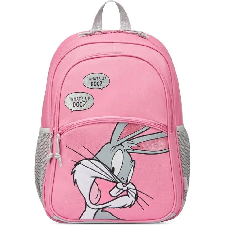 Roncato Looney Tunes Kids Kinderrucksack, 42 cm, rosa, 100% Polyester, Maße 31 cm x 13 cm