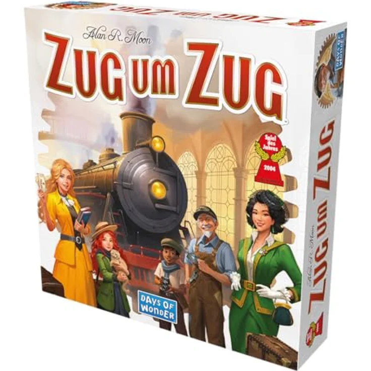Days of Wonder Zug um Zug (Refresh), Familienspiel für 2-5 Spieler, ab 8 Jahren, 30-60 Minuten Spielzeit, Deutsch – Bild 3