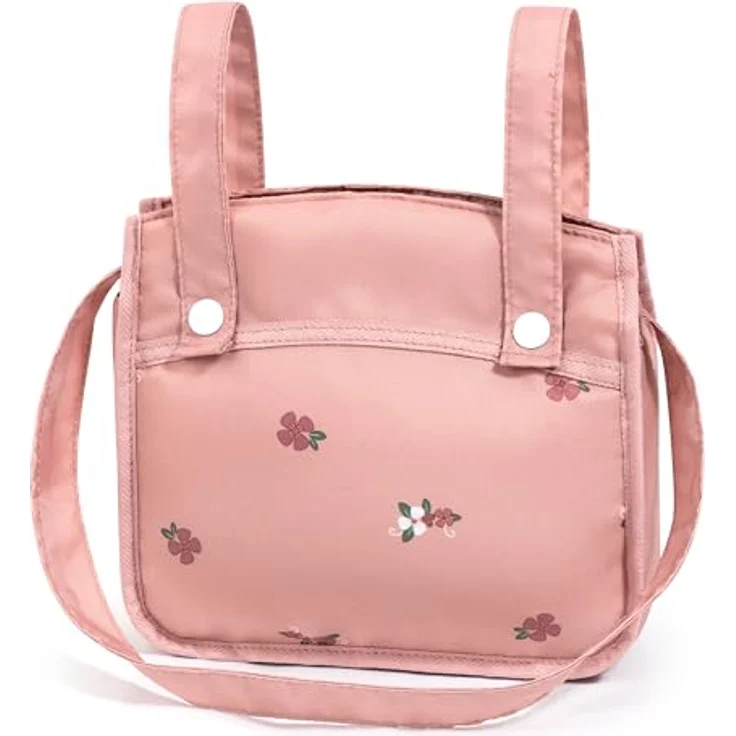 Bayer Design Puppenwagen Xeo, wandelbar als Puppenjogger mit höhenverstellbarem Griff, Schwenkschieber, integrierter Tasche und Korb, rosa – Bild 5