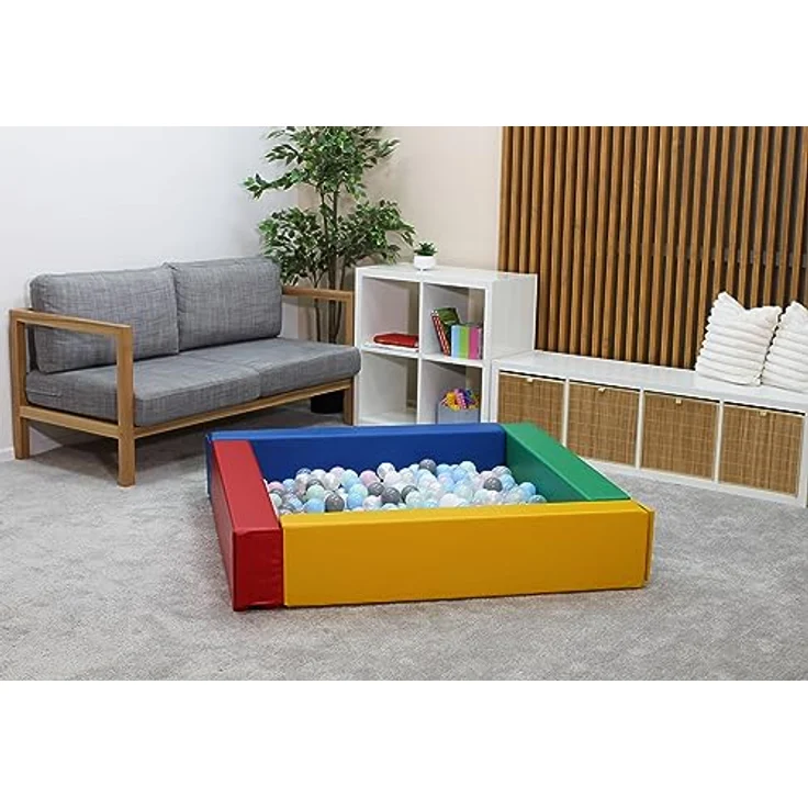 IGLU SOFT PLAY Ball Pit für Kinder im Alter von 1-7 Jahren - Multicolor, motorische Entwicklung und Sicherheit zertifiziert – Bild 4
