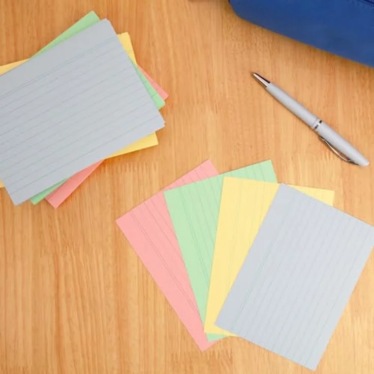 Herlitz Karteikarte A6 liniert gr/gl/ro/bl 200er Packu (10836211) - Preisvergleich – Bild 4