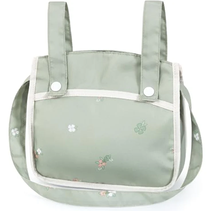 Bayer Design Zwillingspuppenwagen Twin XEO, Tandem mit höhenverstellbarem Griff, Tasche und Sonnendach, für Puppen bis 46 cm – Bild 4