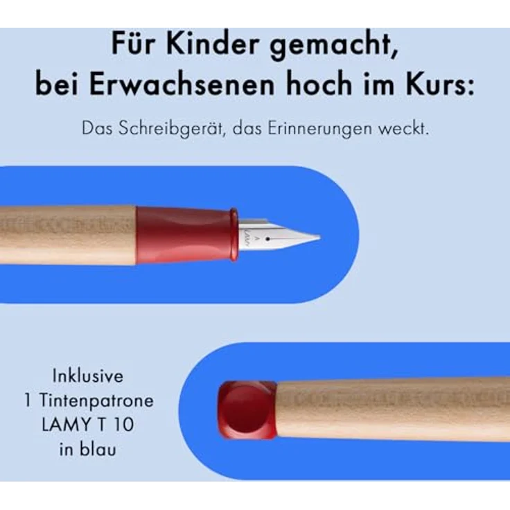 LAMY Füller abc 010 ROT Stärke A, Schreiblernfüller für Kinder ab 5 Jahren – Bild 4
