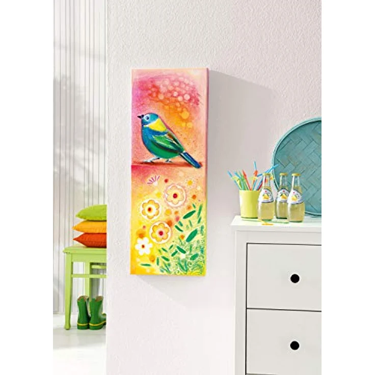 Marabu Acrylfarbe orange 100 ml, hochdeckende wasserbasierte Malfarbe für vielseitige Anwendungen – Bild 6