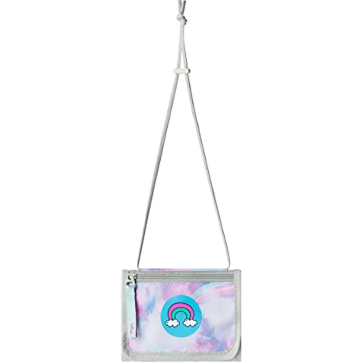 Baagl Brustbeutel Kinder Geldbörse Mädchen Mini Portemonnaie, Himmel, mit Kordel und Münzfach, 14,5 x 8,5 cm – Bild 2