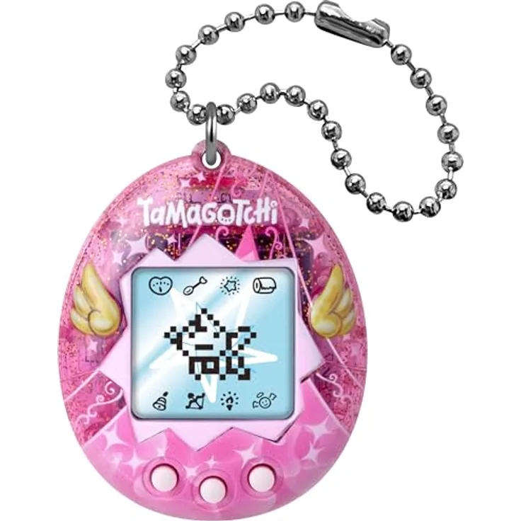 Bandai TAMAGOTCHI Interactive digitales Haustier - Angel Dress, mit originaler Programmierung und Charakterspiel