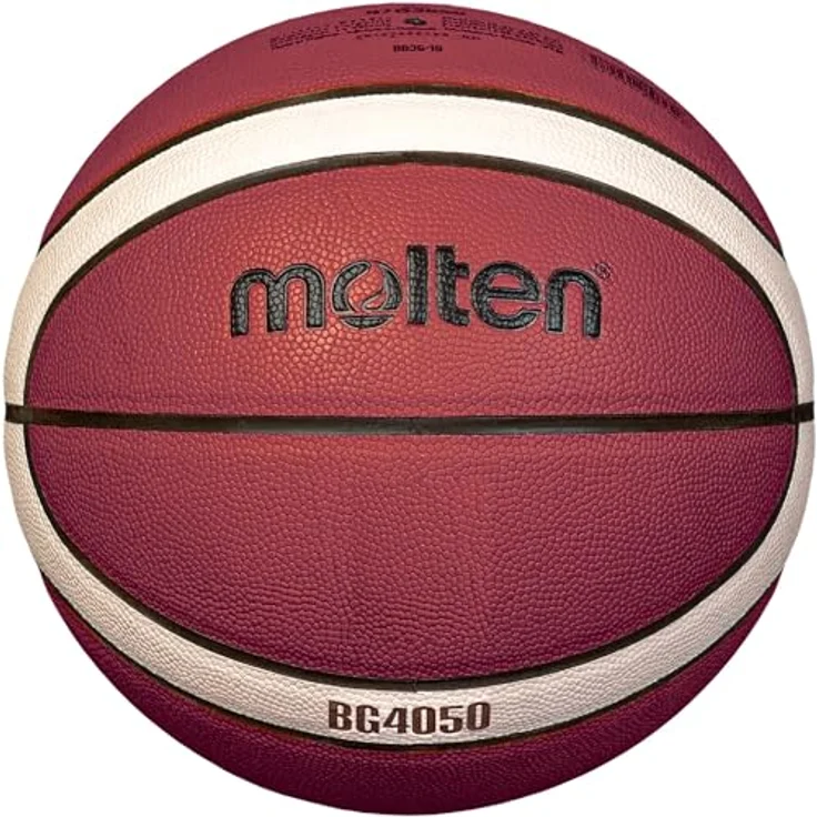 Molten Basketbälle (5), hochwertiger Spielball aus synthetischem Leder mit optimalem Grip und Sprungverhalten, FIBA-zugelassen – Bild 1