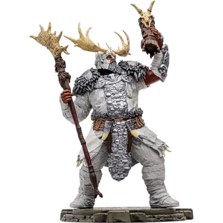 McFarlane Diablo 4 Actionfigur Druid (Epic), 15 cm mit Base und Sammelkarte, detailreich und beweglich – Bild 4
