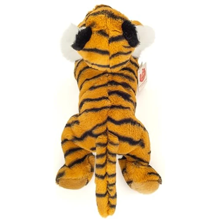 Teddy Hermann® Kuscheltier Tiger liegend, 33 cm, aus recyceltem Material, detailreich gestaltet – Bild 3