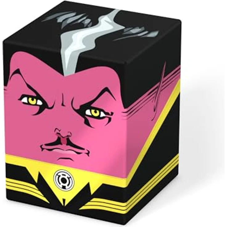Ultimate Guard Squaroes - Squaroe DC Justice League™ JL016 - Sinestro™, Deck-Box für bis zu 100 Double-Sleeve oder 120 Single-Sleeve Sammelkarten, aus 78% nachwachsenden Rohstoffen, robust und sicher verschließbar – Bild 2