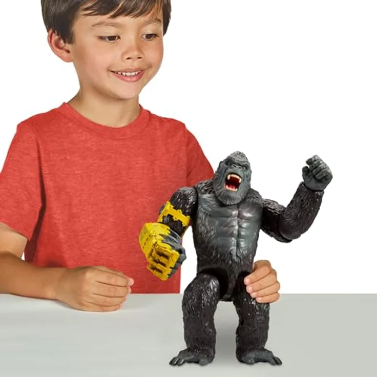 Playmates Toys Godzilla x Kong Giant Kong-Figur, 27,9 cm groß mit Gelenkpunkten und detailliertem Design – Bild 2