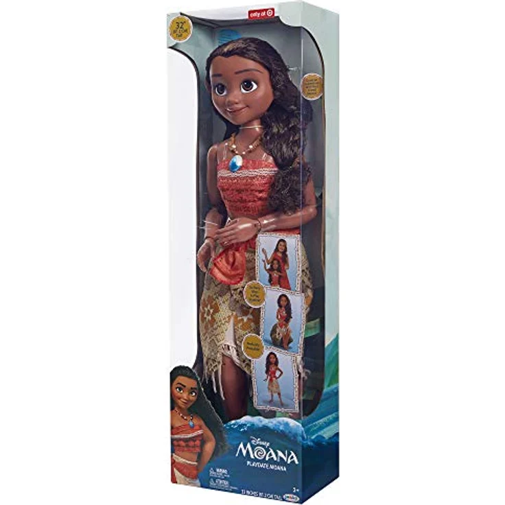 Jakks Pacific Disney Vaiana-Puppe, 80 cm, voll beweglich mit langem, welligem Haar und Styling-Kamm – Bild 8