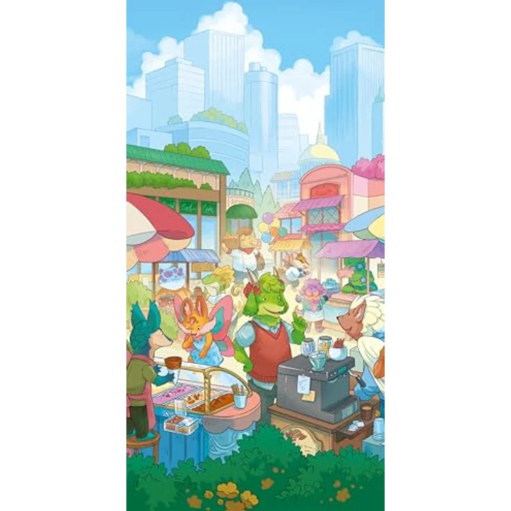 Lucky Duck Games Critter Kitchen à la carte, Erweiterung für Brettspiel mit neuen Rezepten und Charakteren, mehrfarbig – Bild 5