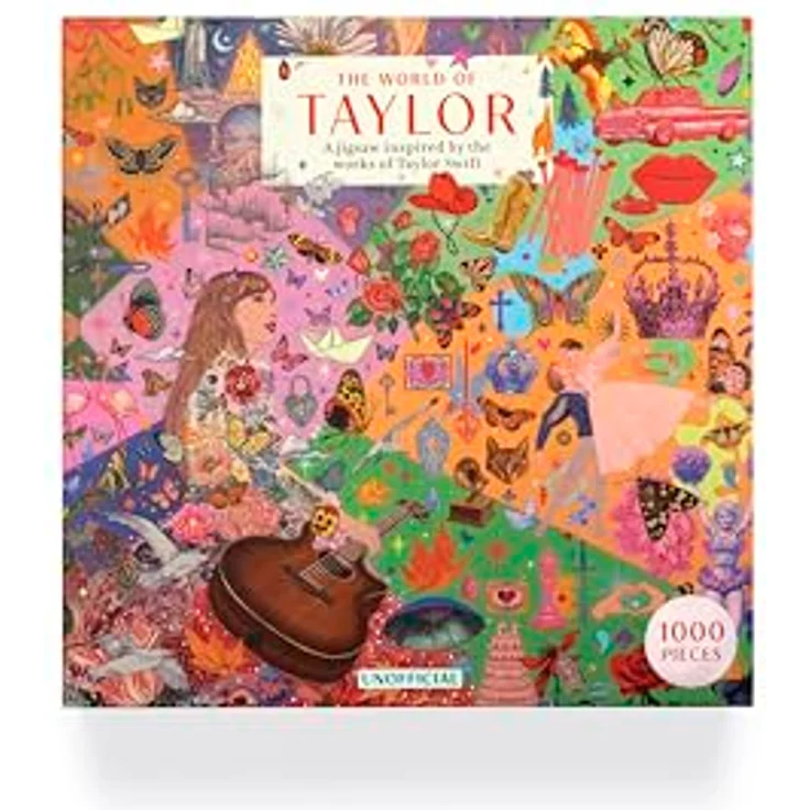 Laurence King The World of Taylor, Unofficial 1000-teiliges Puzzle mit rechteckiger Form, für Fortgeschrittene – Bild 2