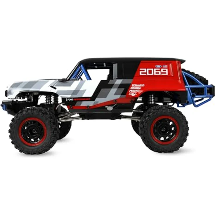 Amewi Hyper GO Ford Bronco Baja 1000, 1:12 Brushless RC Crawler mit 3500KV Motor, robustem Antriebsstrang und schaltbarer LED-Beleuchtung, RTR_ready-to-run – Bild 4
