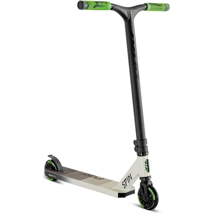 Puky Stuntscooter Spin, Aluminium-Deck, breite Griffe, Off-White – Bild 1