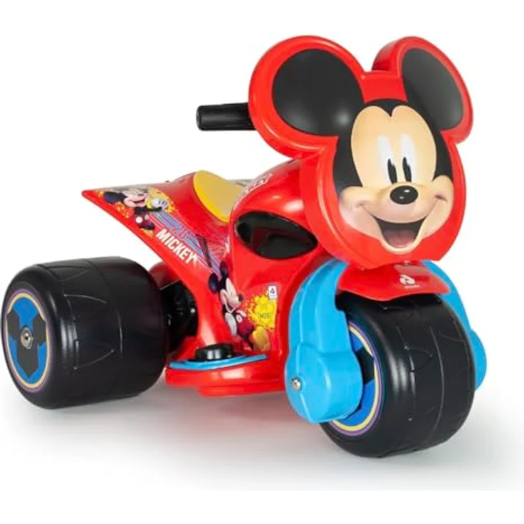 Injusa Elektrisches Dreirad Mickey Mouse, ergonomisches Kinderdreirad aus langlebigem Kunststoff mit breiten Rädern für Sicherheit und Stabilität – Bild 2
