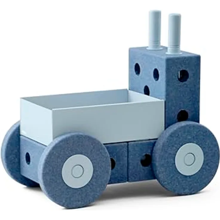 Modu 3-in-1 Baby Walker, Lauflernhilfe, Schubkarre und Tritthocker, 48 x 27 x 44 cm, fördert Motorik mit Spielzeugen