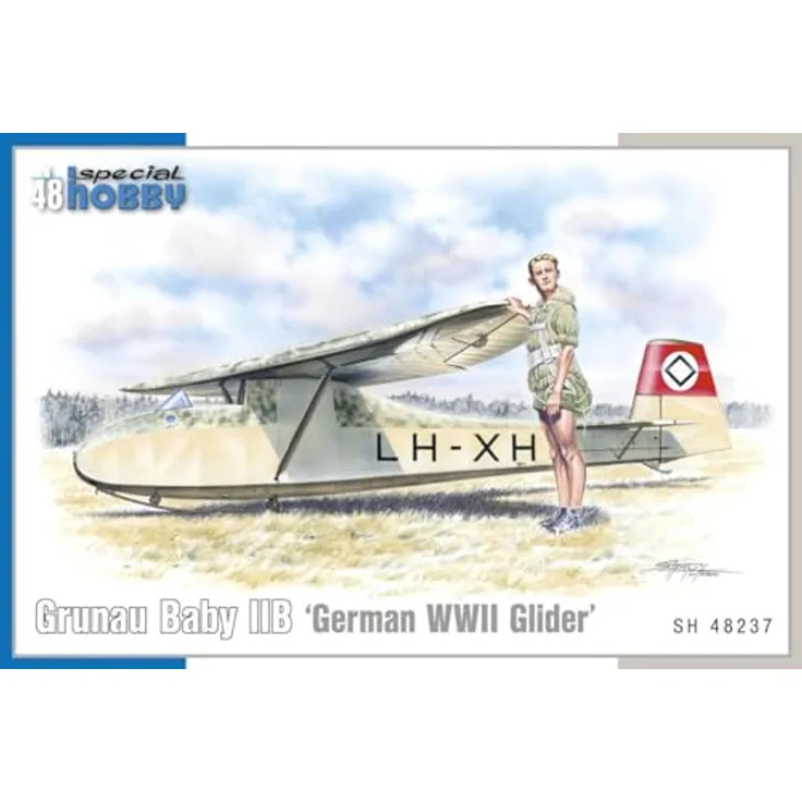 Special Hobby Sprue Brothers 1:48 Grunau Baby IIB 'Deutscher WWII Segelflugzeug', SPH48237, Modellflugzeug in 1:48 Maßstab