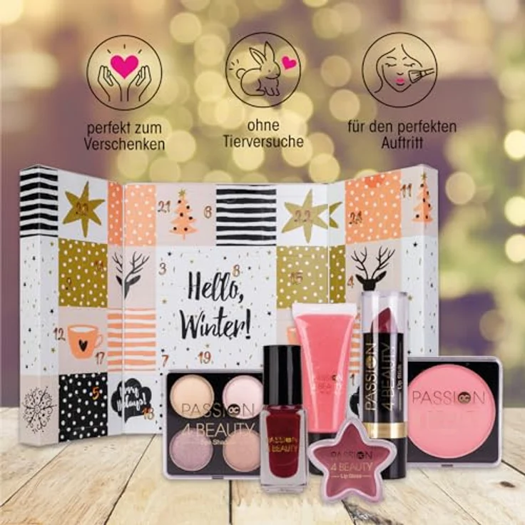ACCENTRA Adventskalender HELLO WINTER, Dekorative Kosmetik in buchförmiger Box – Bild 6
