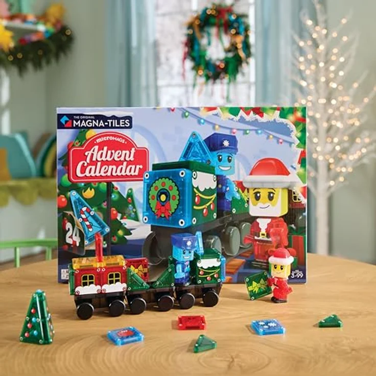 Magna-Tiles Advent Calendar mit microMAGS (90363) – Kreatives Spielzeug zur Förderung von STEM-Fähigkeiten, 24 magnetische Bausteine – Bild 8
