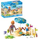 Playmobil® 71906 - Familienspaß am Strand, inklusive Figuren und Zubehör für kreatives Spielen