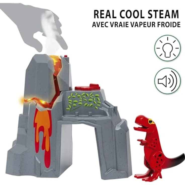 Brio Dinosaur Erupting Volcano, Spielset mit Ausbruchsfunktion und T-Rex-Figur für BRIO World – Bild 6