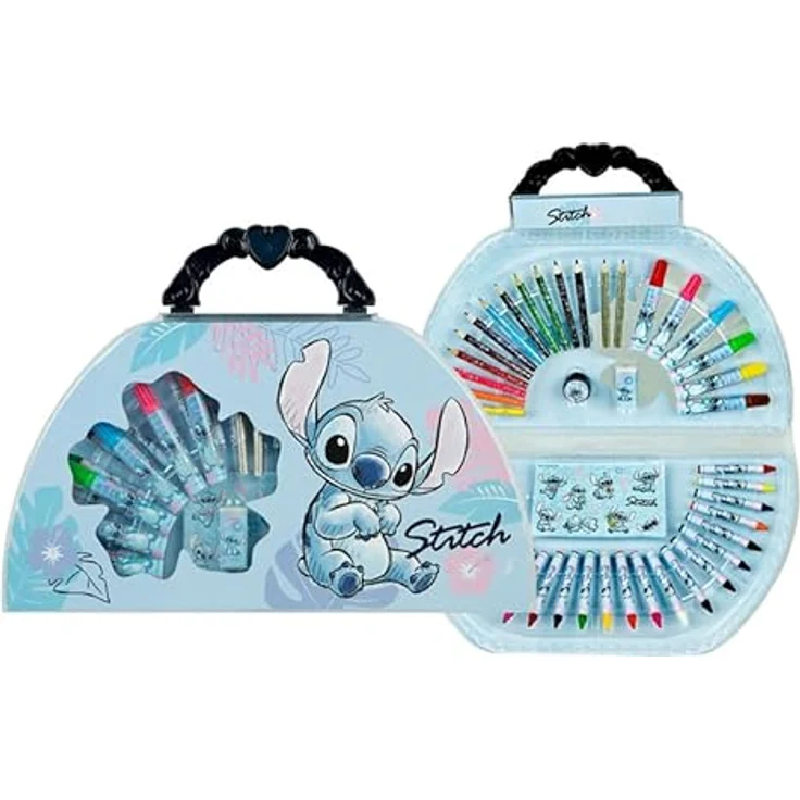 Lilo & Stitch Lilo & Stitch Schreibset – 51-tlg. Fun Edition für Kinder, vielfältiges Bastel- und Schreibzubehör in praktischer Aufbewahrungsbox – Bild 2
