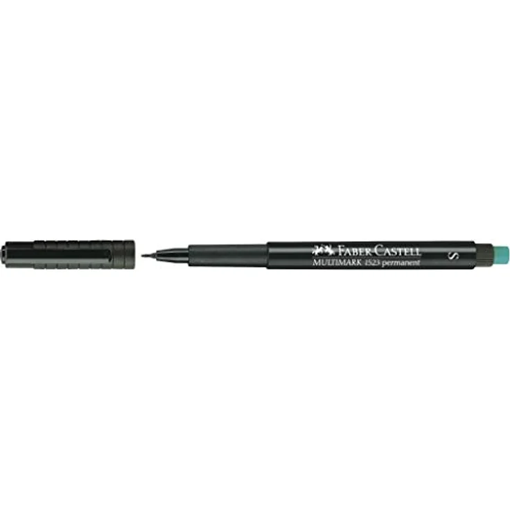 Faber-Castell 152399 - Marker Multimark S, permanent, schwarz, 1 Stück – Bild 2