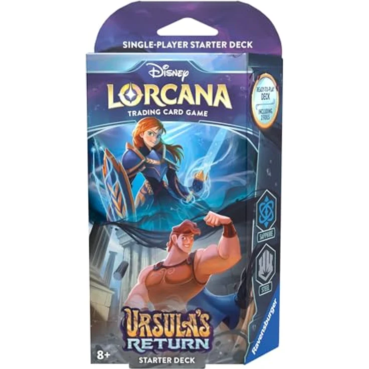 Ravensburger Spielverlag Disney Lorcana: Ursula's Return - Display mit 8 spielbereiten Starter Decks (Englisch) – Bild 3