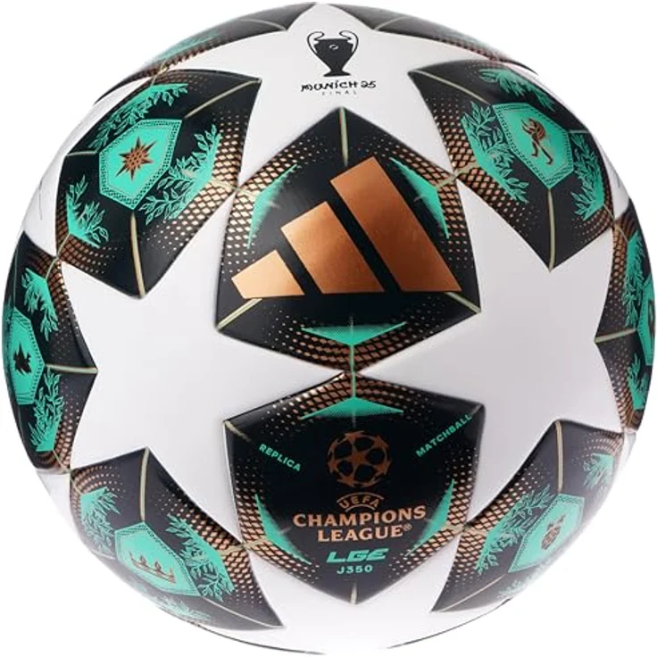 adidas Performance Fußball UCL Final Ball München 2025 League 350g Lightball, weiß-stabil – Bild 2