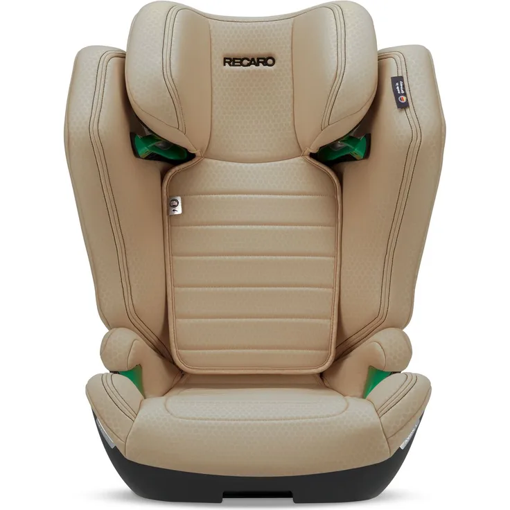 Recaro Kindersitz Axion 1 i-Size mit Isofix - Elegant Beige, ab 3 Jahre bis 12 Jahre (100 cm - 150 cm)
