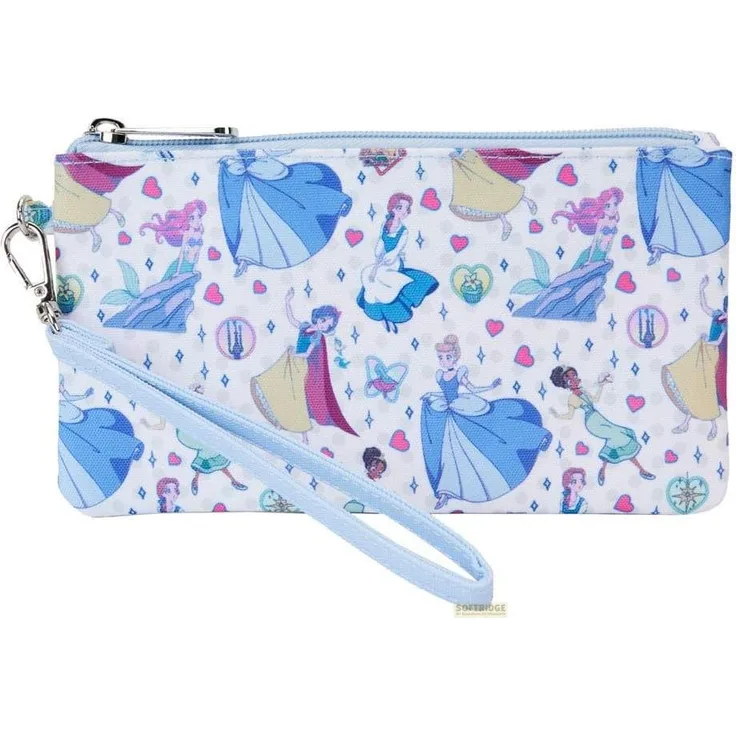 Funko, Portemonnaie, Loungefly: Disney - Princess - Manga Style Nylon Wristlet Wallet