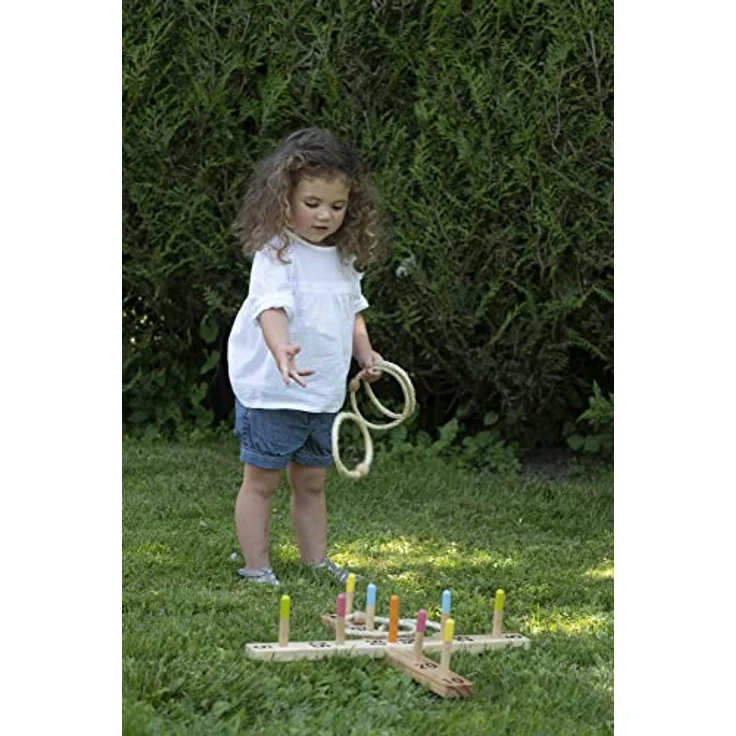 Ringwurfspiel aus Holz – Bild 3