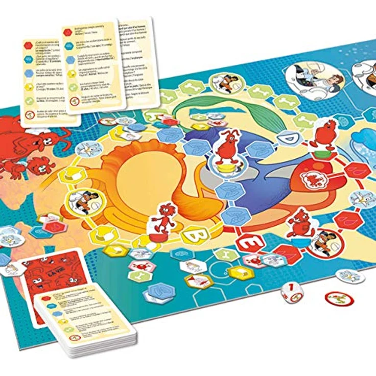Educa Es war einmal... Das Leben 18510, Brettspiel für die ganze Familie, lehrreiche und unterhaltsame Spielformate – Bild 2