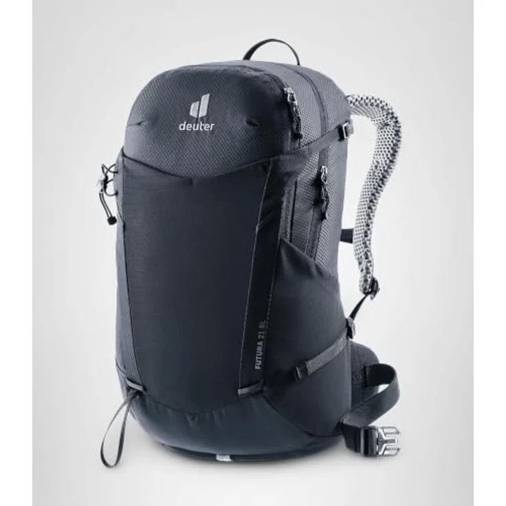 deuter Futura 21 SL, Wanderrucksack 21 Liter mit Aircomfort-Rückensystem, schwarz – Bild 2