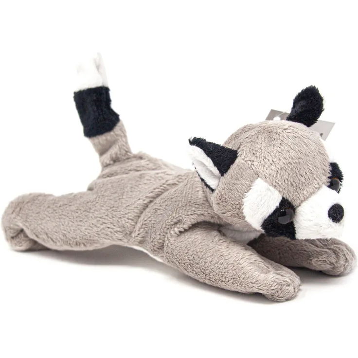 Cornelißen Kuscheltier Cornelissen - Kuscheltier Waschbär liegend 18 cm - Weiches Plüschtier, gefüllt, waschbar bei 30 Grad