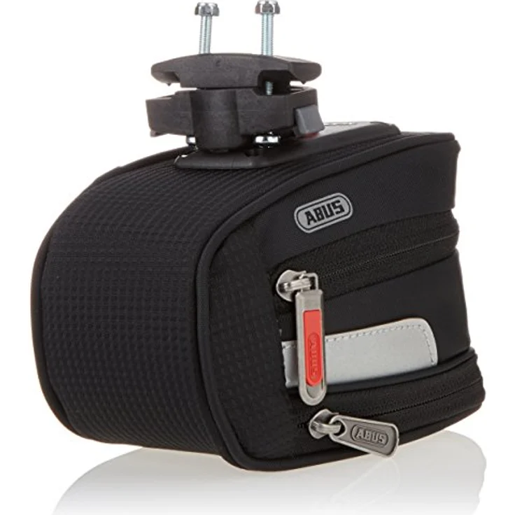 ABUS Satteltasche Oryde ST 2100 KF - Fahrradtasche mit Regenschutz - 150 mm x 80 mm - 1,2 Liter Fassungsvermögen – Bild 2