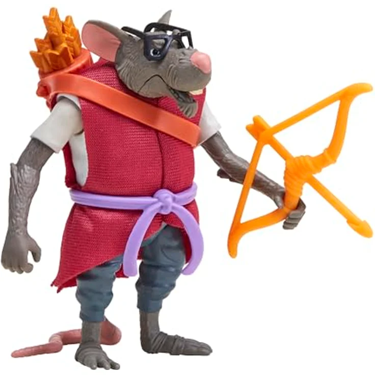 Teenage Mutant Ninja Turtles Mutations Mix and Match Splinter, Sammelfigur 11,4 cm mit austauschbaren Gliedmaßen und Zubehör – Bild 3