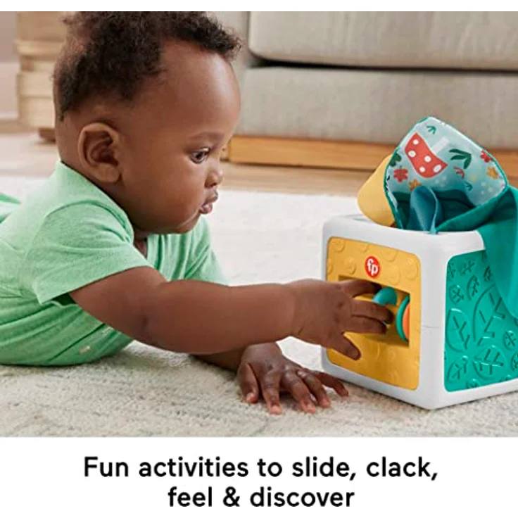 Mattel - Fisher-Price 2-in-1 Babys Tücherbox – Bild 5