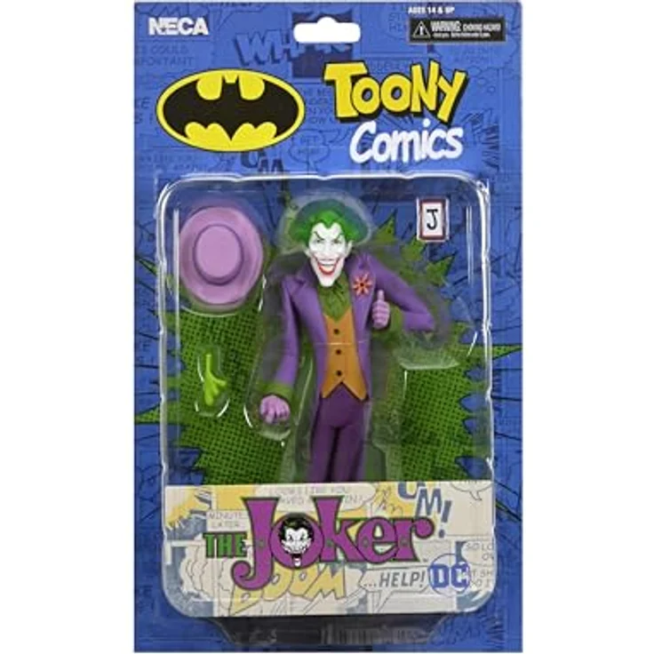 NECA DC Comics The Joker Toony Terrors, 6" Actionfigur aus Kunststoff, in Blisterverpackung – Bild 1