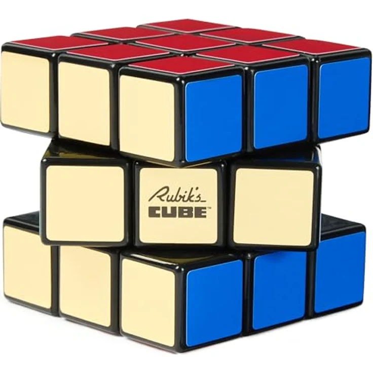 SPIN MASTER Rubik's 3x3 Retro Cube 50th Anniversary, Geschicklichkeitsspiel im klassischen Design, Mehrfarbig – Bild 8