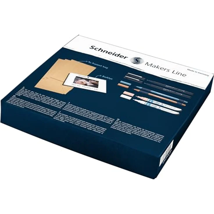 SCHNEIDER NOVUS DIY Geschenktüte Set, Kreatives Bastelset mit Acrylmarkern und Papiergeschenktüten – Bild 2