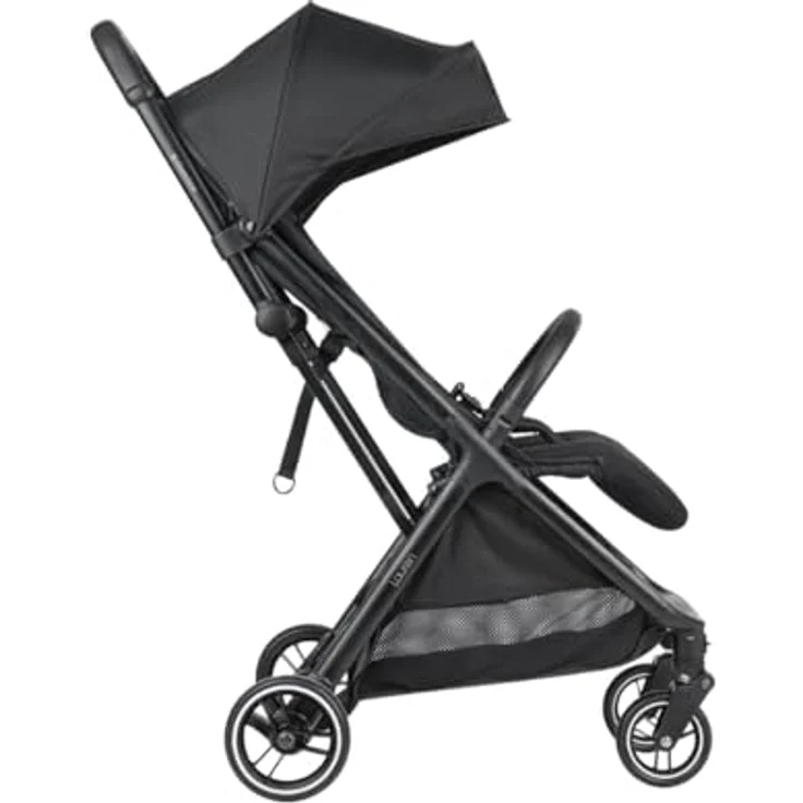 Kikkaboo Kinderwagen Buggy Lauren verstellbar faltbar Aluminiumrahmen bis 22 kg, Farbe:schwarz – Bild 4